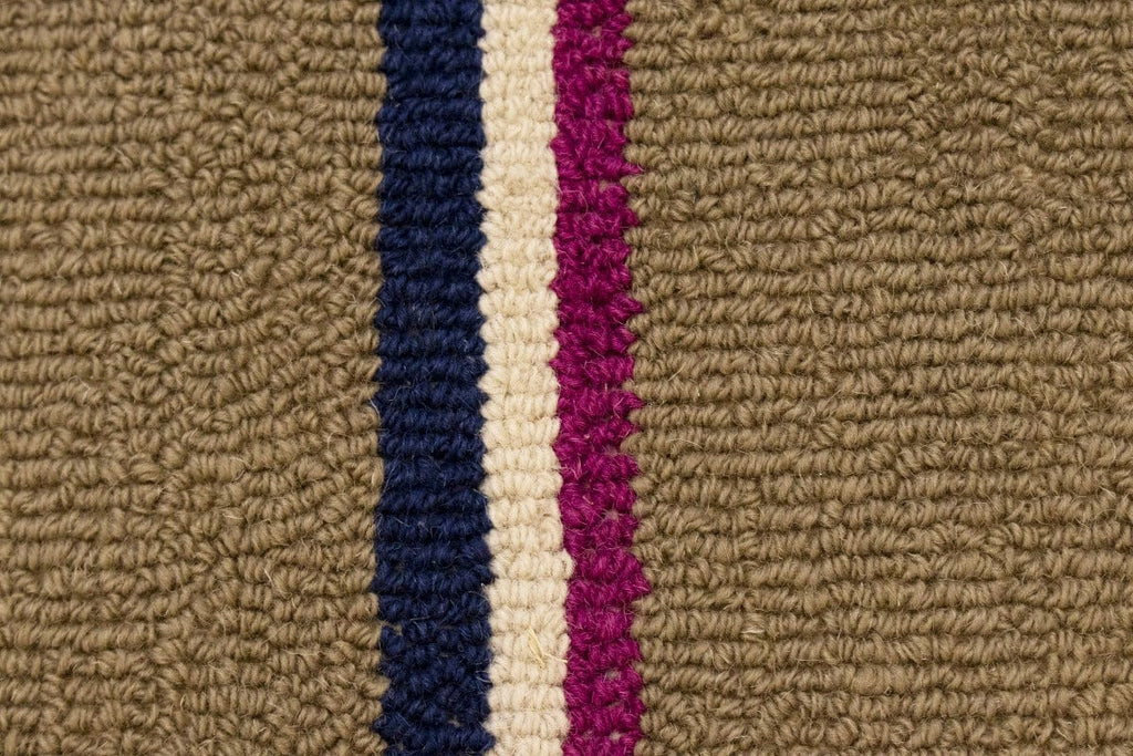 Multicolored Stripes 5X8 Hand-Tufted Modern Rug