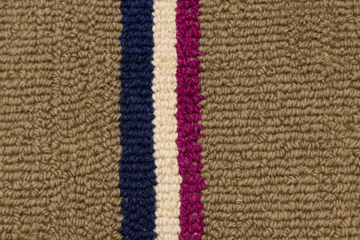 Multicolored Stripes 5X8 Hand-Tufted Modern Rug