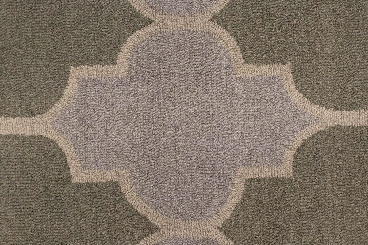 Multicolored Trellis 5X8 Hand-Tufted Modern Rug