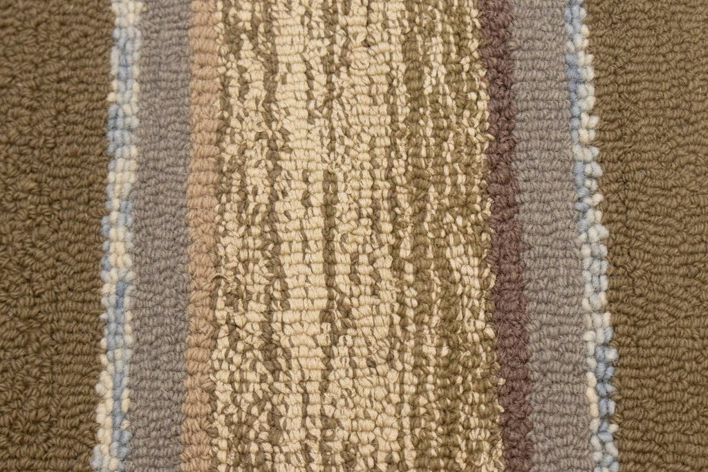 Multicolored Stripes 5X8 Hand-Tufted Modern Rug