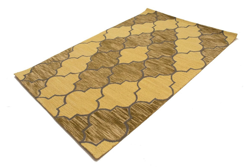 Multicolored Trellis 5X8 Hand-Tufted Modern Rug