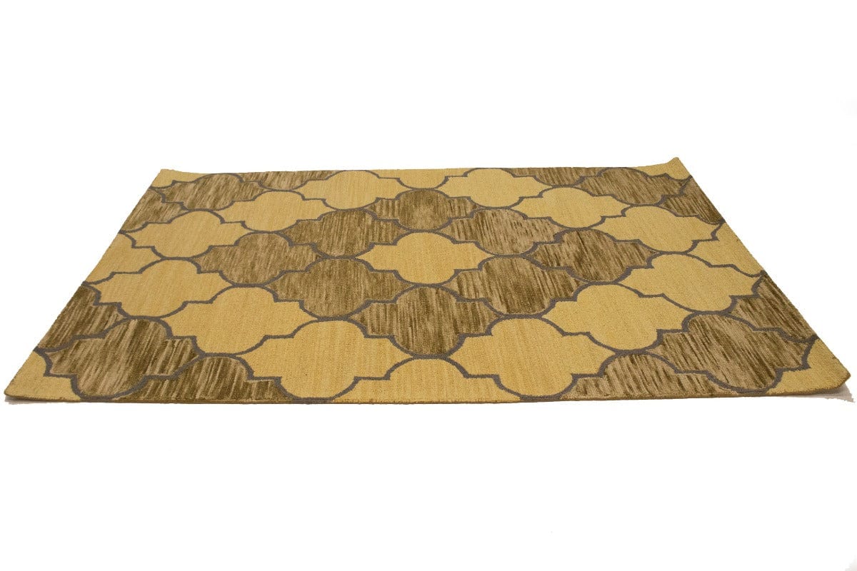 Multicolored Trellis 5X8 Hand-Tufted Modern Rug