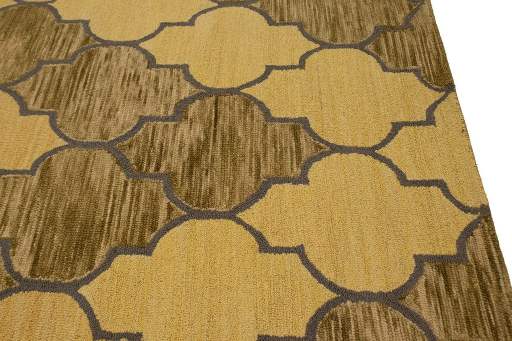 Multicolored Trellis 5X8 Hand-Tufted Modern Rug