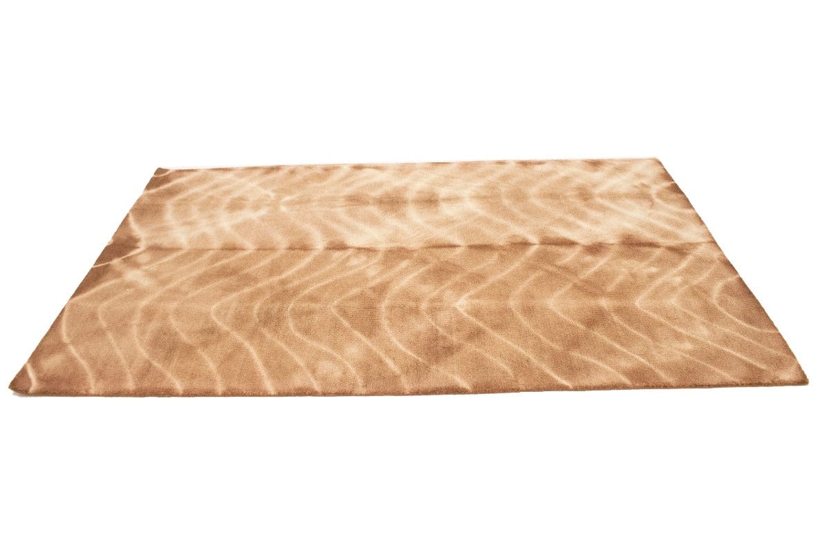 Brown Tie-Dye 5X8 Hand-Tufted Modern Rug