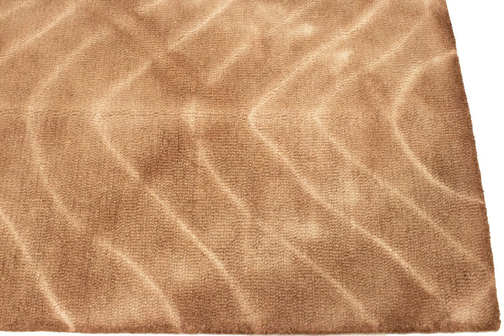 Brown Tie-Dye 5X8 Hand-Tufted Modern Rug