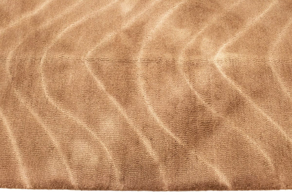 Brown Tie-Dye 5X8 Hand-Tufted Modern Rug