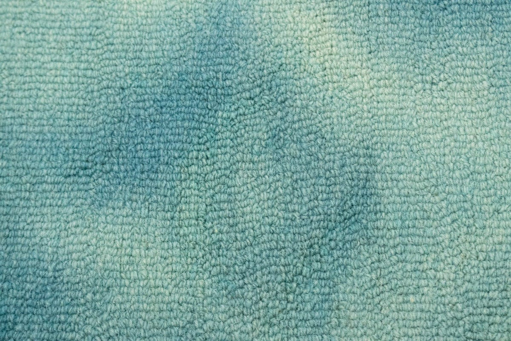 Blue Tie-Dye 5X8 Hand-Tufted Modern Rug