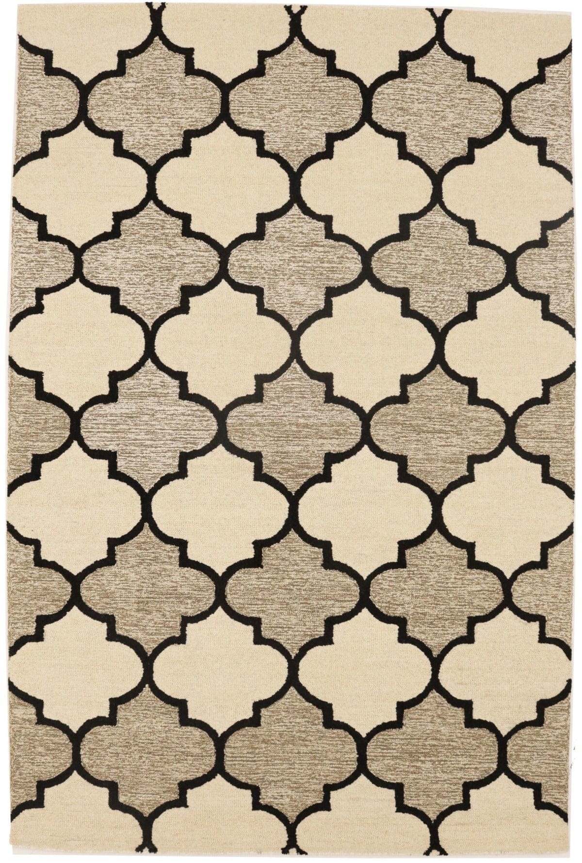 Multicolored Trellis 5X8 Hand-Tufted Modern Rug