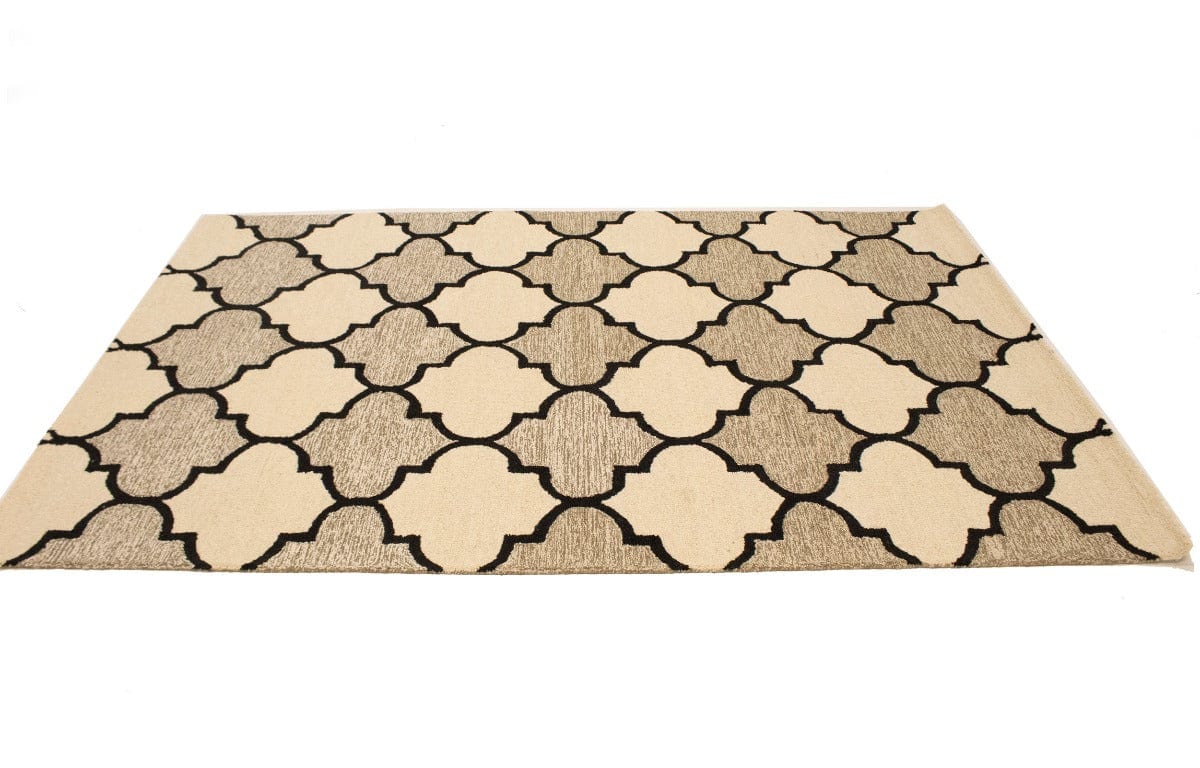 Multicolored Trellis 5X8 Hand-Tufted Modern Rug