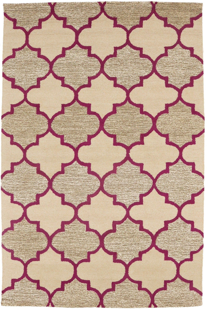 Multicolored Trellis 5X8 Hand-Tufted Modern Rug