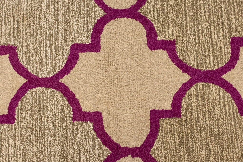 Multicolored Trellis 5X8 Hand-Tufted Modern Rug