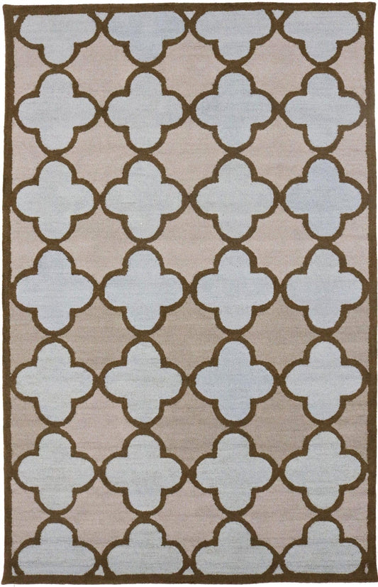 Multicolored Trellis 5X8 Hand-Tufted Modern Rug