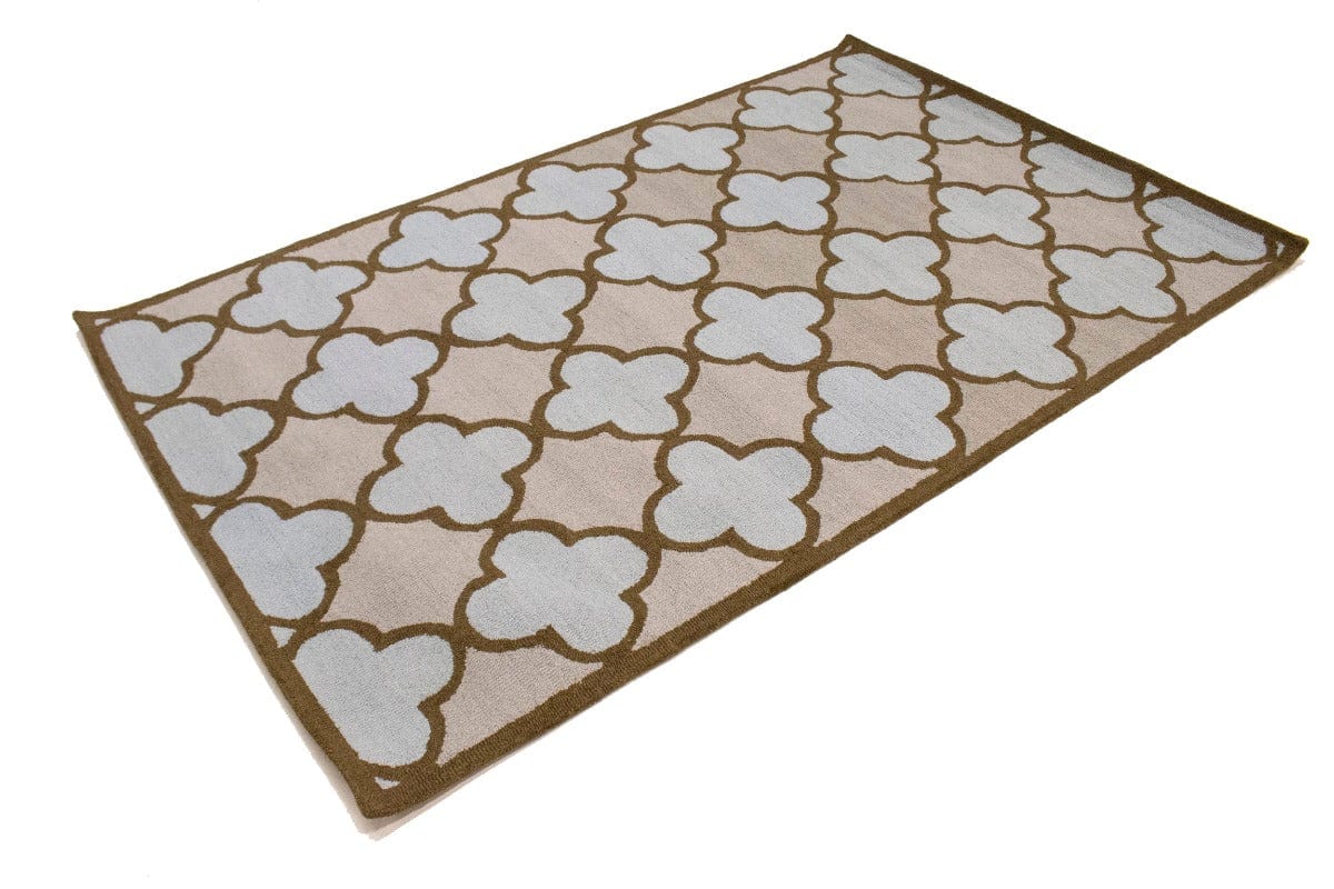 Multicolored Trellis 5X8 Hand-Tufted Modern Rug