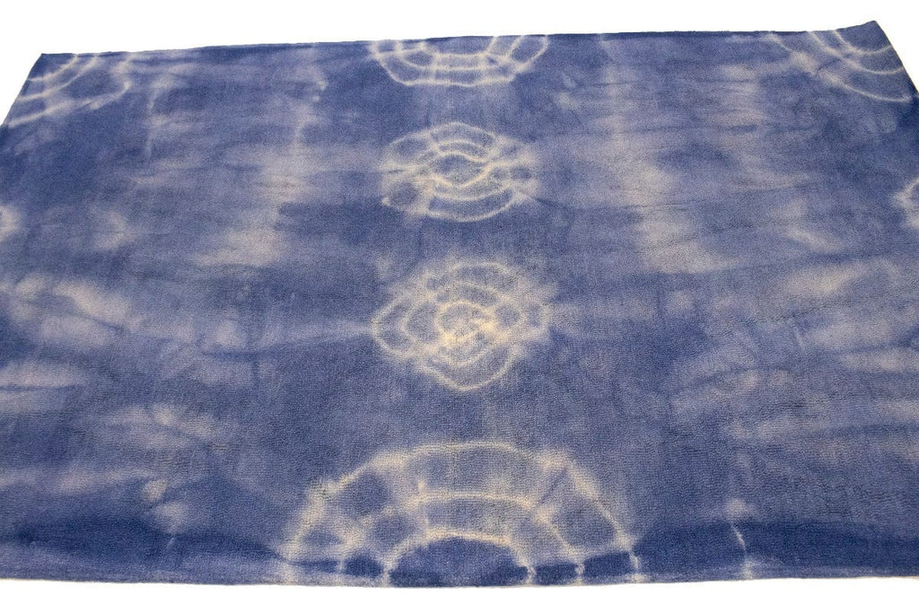 Purple-navy Tie-Dye 5X8 Hand-Tufted Modern Rug