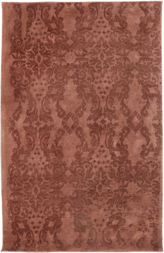 Floral Design 5X8 Hand-Tufted Modern Rug