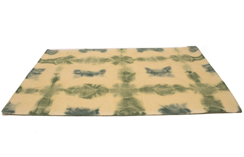 Green Tie-Dye 5X8 Hand-Tufted Modern Rug