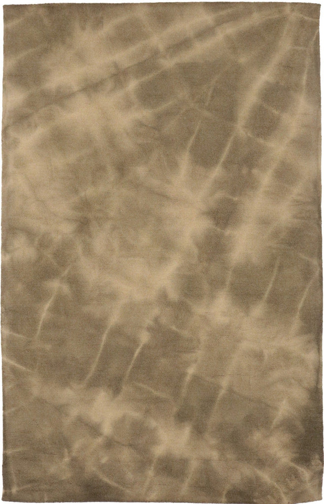 Brown Tie-Dye 5X8 Hand-Tufted Modern Rug