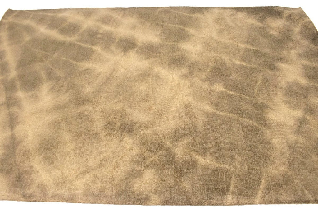 Brown Tie-Dye 5X8 Hand-Tufted Modern Rug