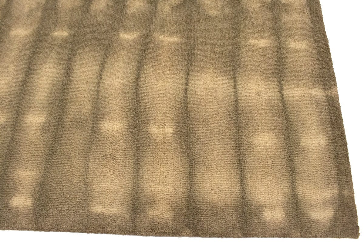 Beige/Khaki Tie-Dye 5X8 Hand-Tufted Modern Rug