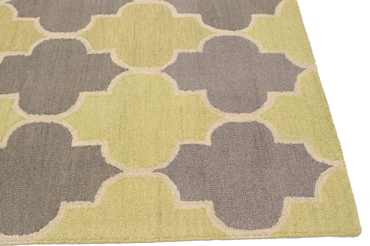 Multicolored Trellis 5X8 Hand-Tufted Modern Rug