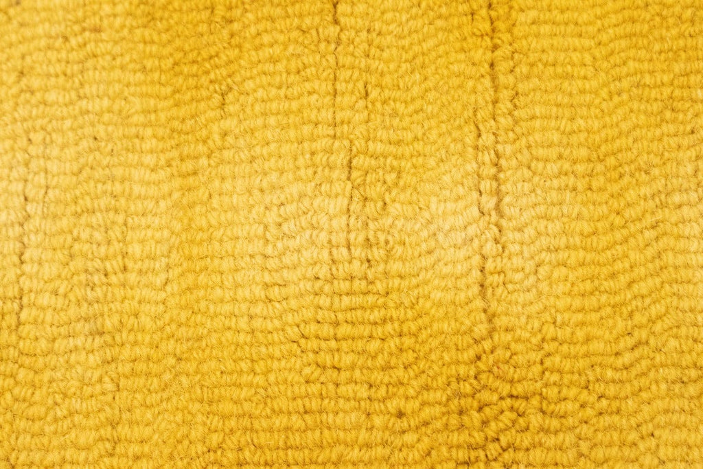 Golden Yellow Tie-Dye 5X8 Hand-Tufted Modern Rug