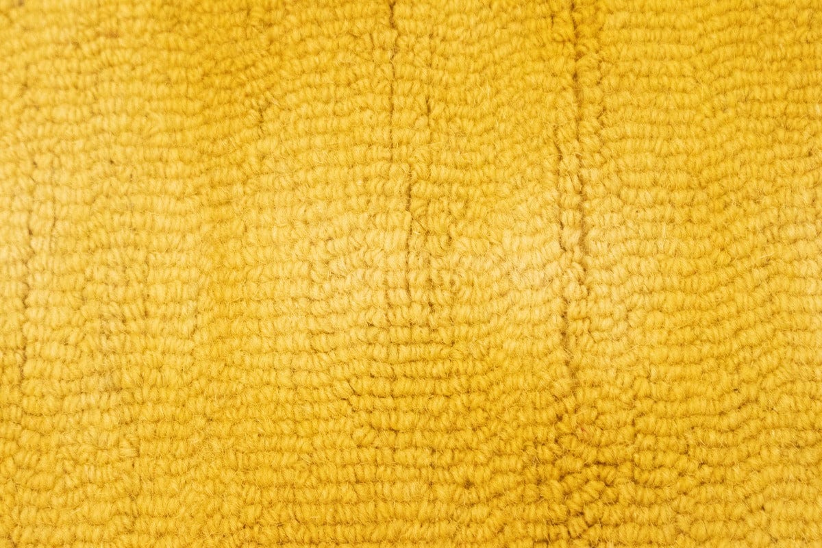 Golden Yellow Tie-Dye 5X8 Hand-Tufted Modern Rug