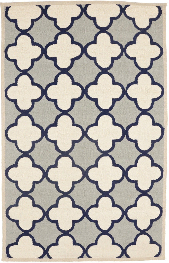 Multicolored Trellis 5X8 Hand-Tufted Modern Rug