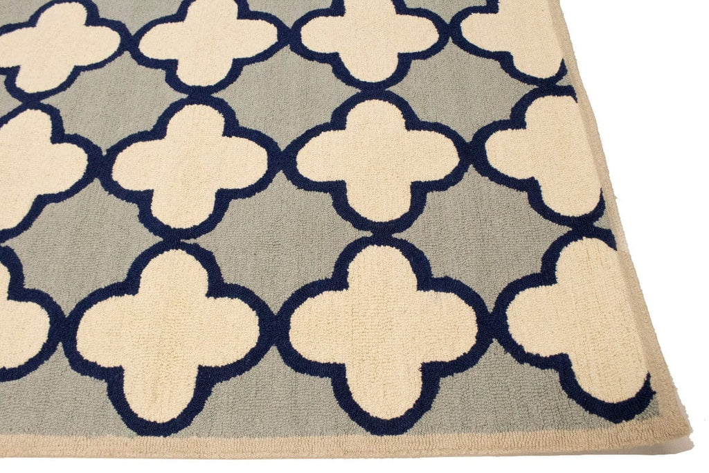 Multicolored Trellis 5X8 Hand-Tufted Modern Rug