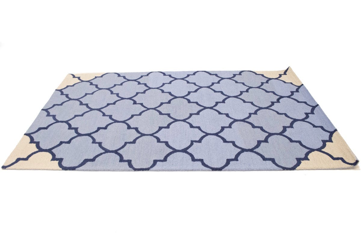 Multicolored Trellis 5X8 Hand-Tufted Modern Rug