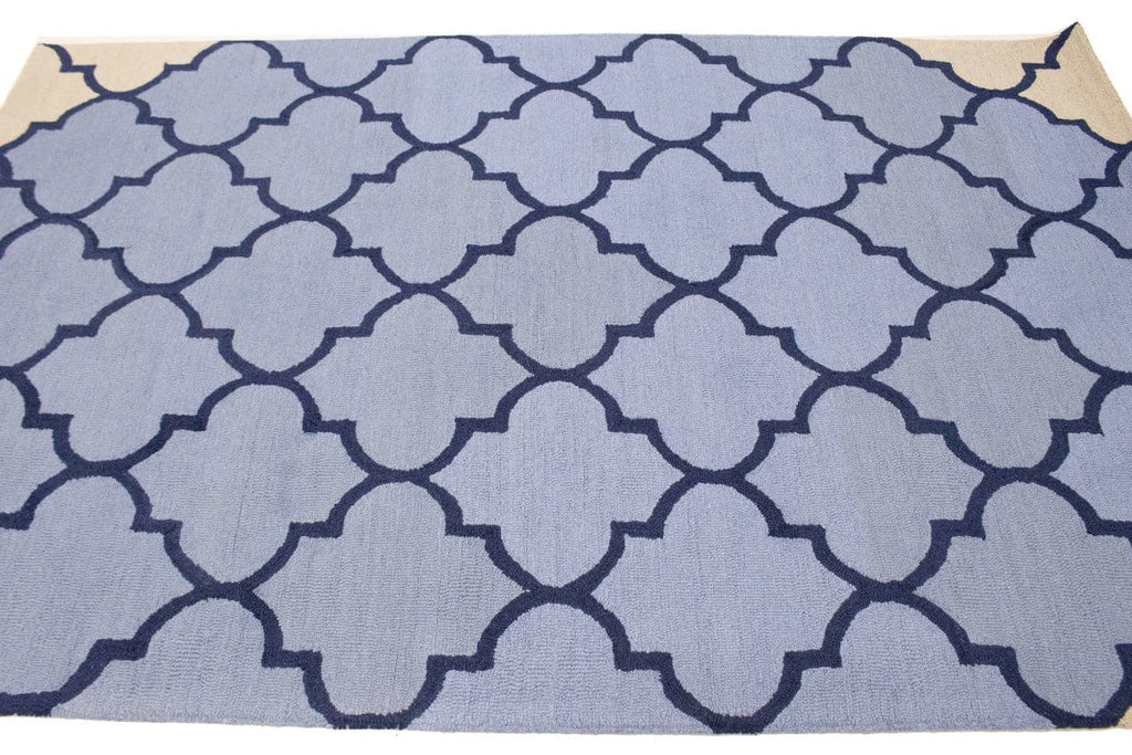 Multicolored Trellis 5X8 Hand-Tufted Modern Rug