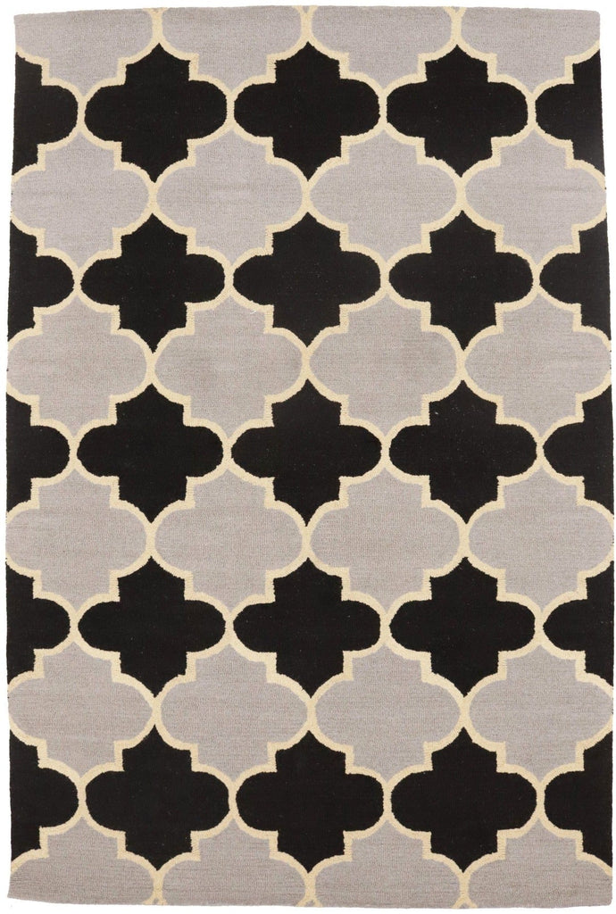 Multicolored Trellis 5X8 Hand-Tufted Modern Rug