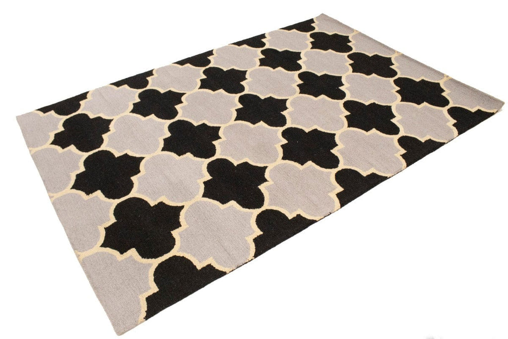 Multicolored Trellis 5X8 Hand-Tufted Modern Rug