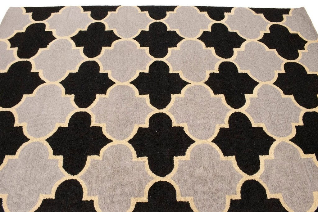 Multicolored Trellis 5X8 Hand-Tufted Modern Rug