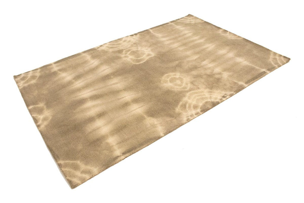 Brown Tie-Dye 5X8 Hand-Tufted Modern Rug