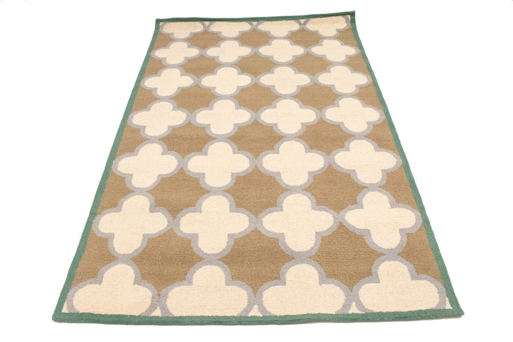 Multicolored Trellis 5X8 Hand-Tufted Modern Rug