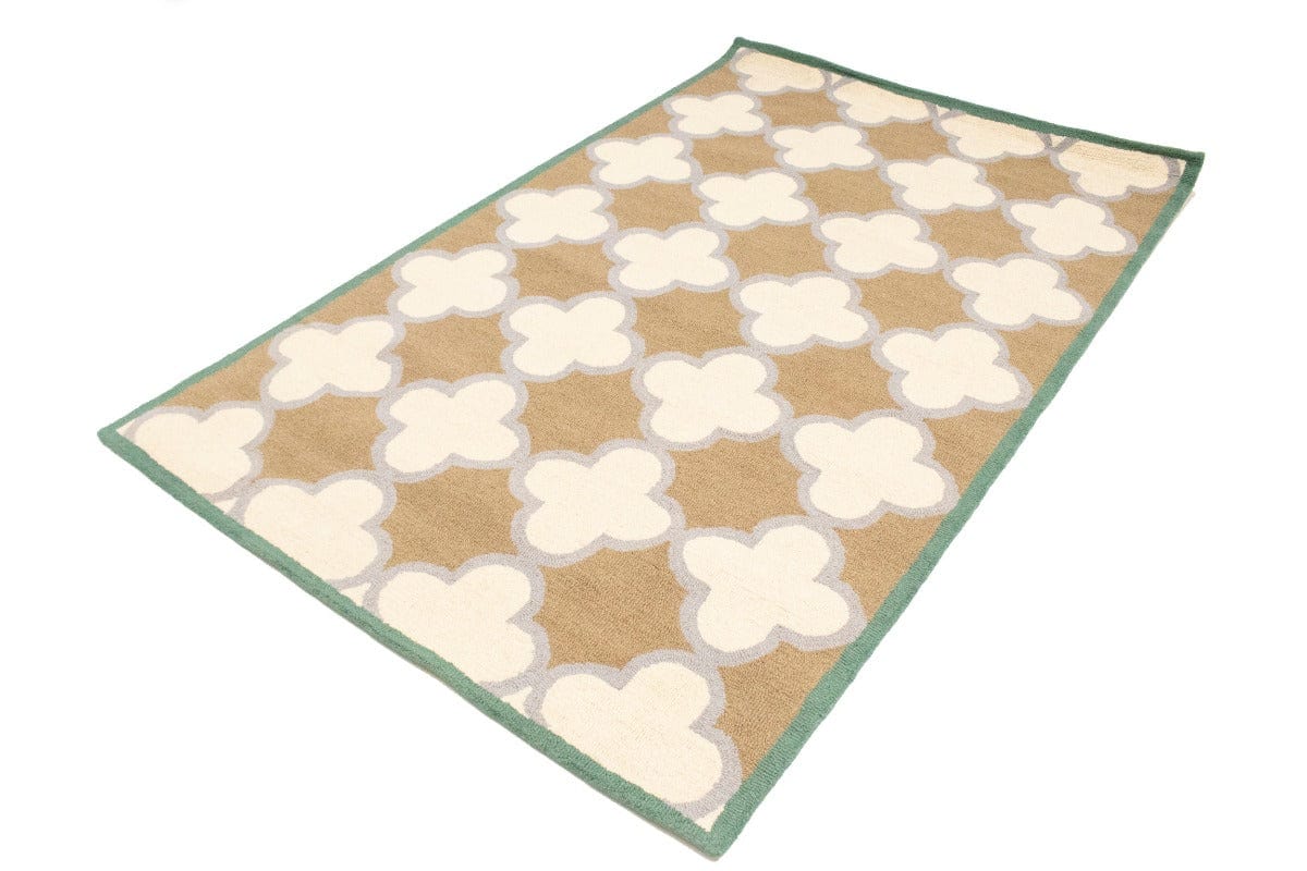 Multicolored Trellis 5X8 Hand-Tufted Modern Rug