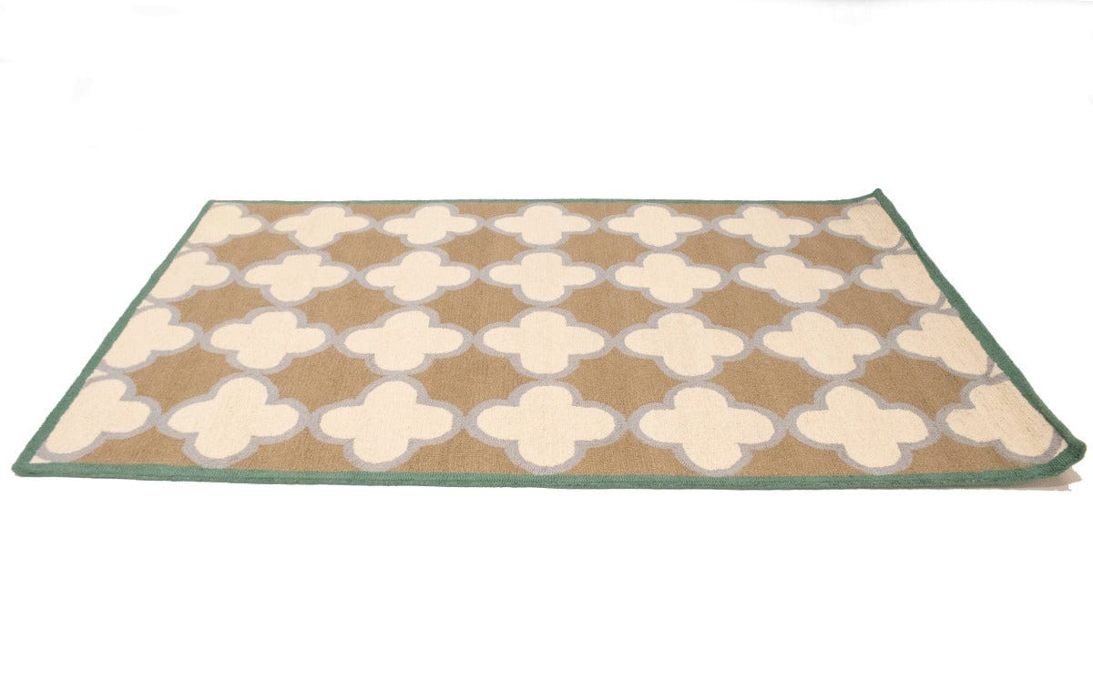 Multicolored Trellis 5X8 Hand-Tufted Modern Rug