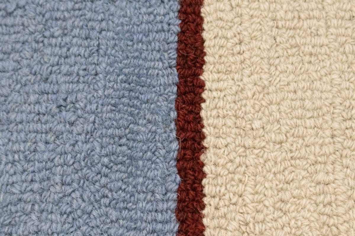 Multicolored Stripes 5X8 Hand-Tufted Modern Rug