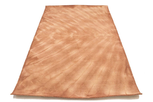 Rust Tie-Dye 5X8 Hand-Tufted Modern Rug