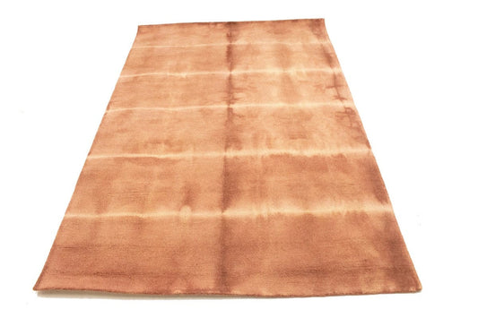 Rust Tie-Dye 5X8 Hand-Tufted Modern Rug