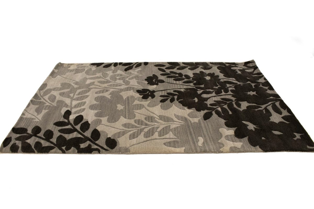 Multicolored Floral 5X8 Hand-Tufted Modern Rug