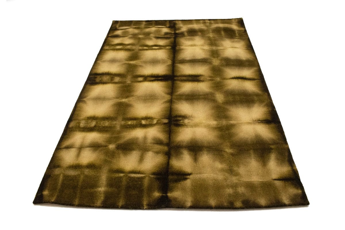 Brown Tie-Dye 5X8 Hand-Tufted Modern Rug