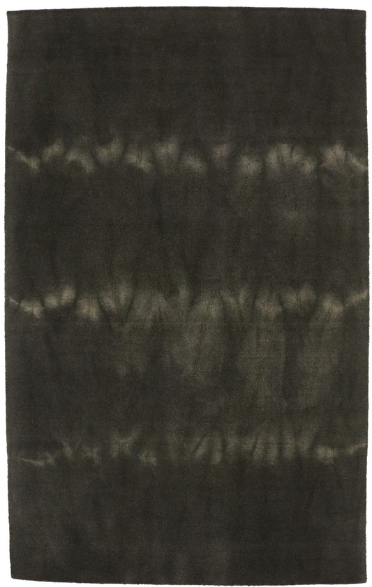 Charcoal Tie-Dye 5X8 Hand-Tufted Modern Rug