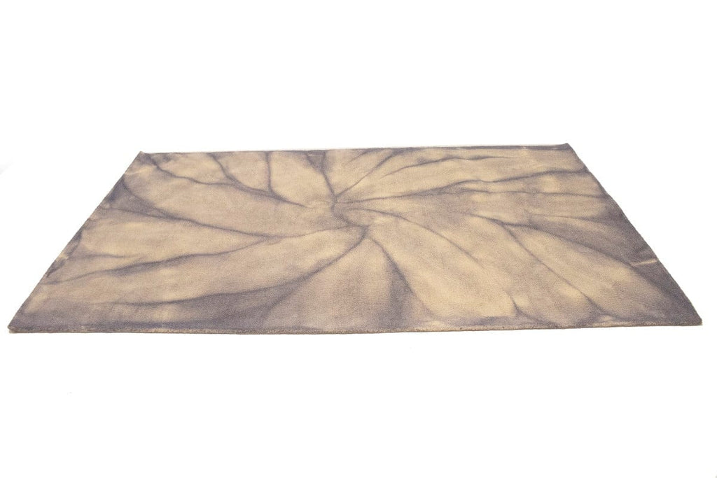 Pastel Purple Tie-Dye 5X8 Hand-Tufted Modern Rug