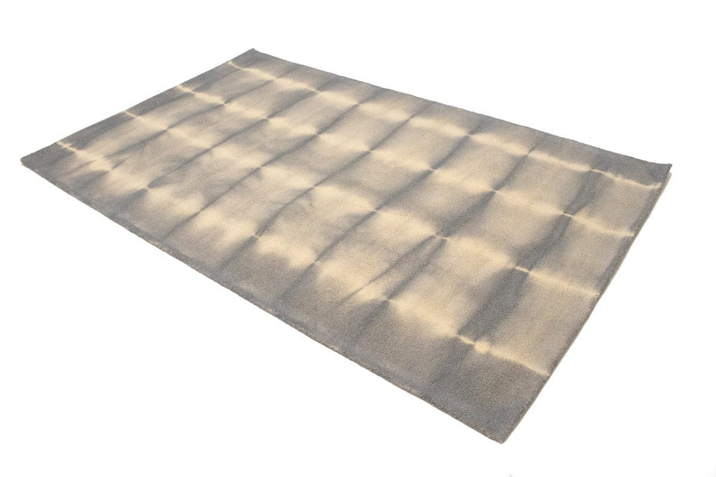 Gray Tie-Dye 5X8 Hand-Tufted Modern Rug