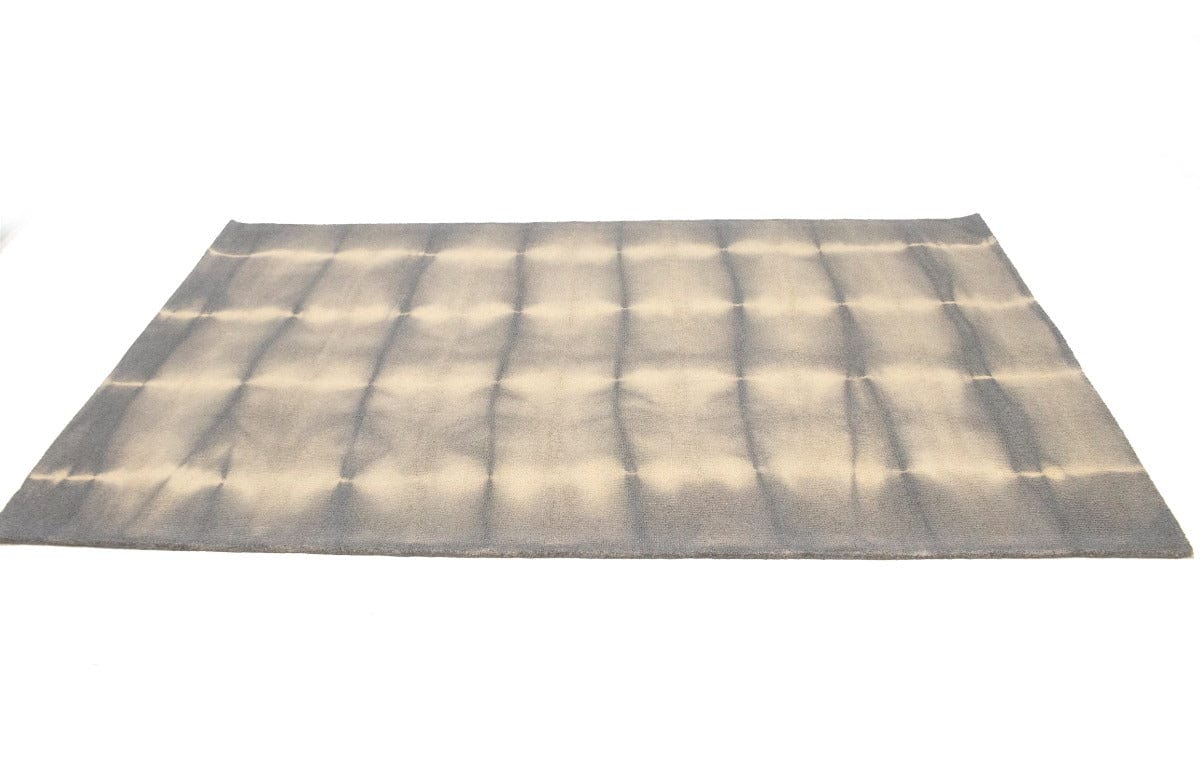 Gray Tie-Dye 5X8 Hand-Tufted Modern Rug