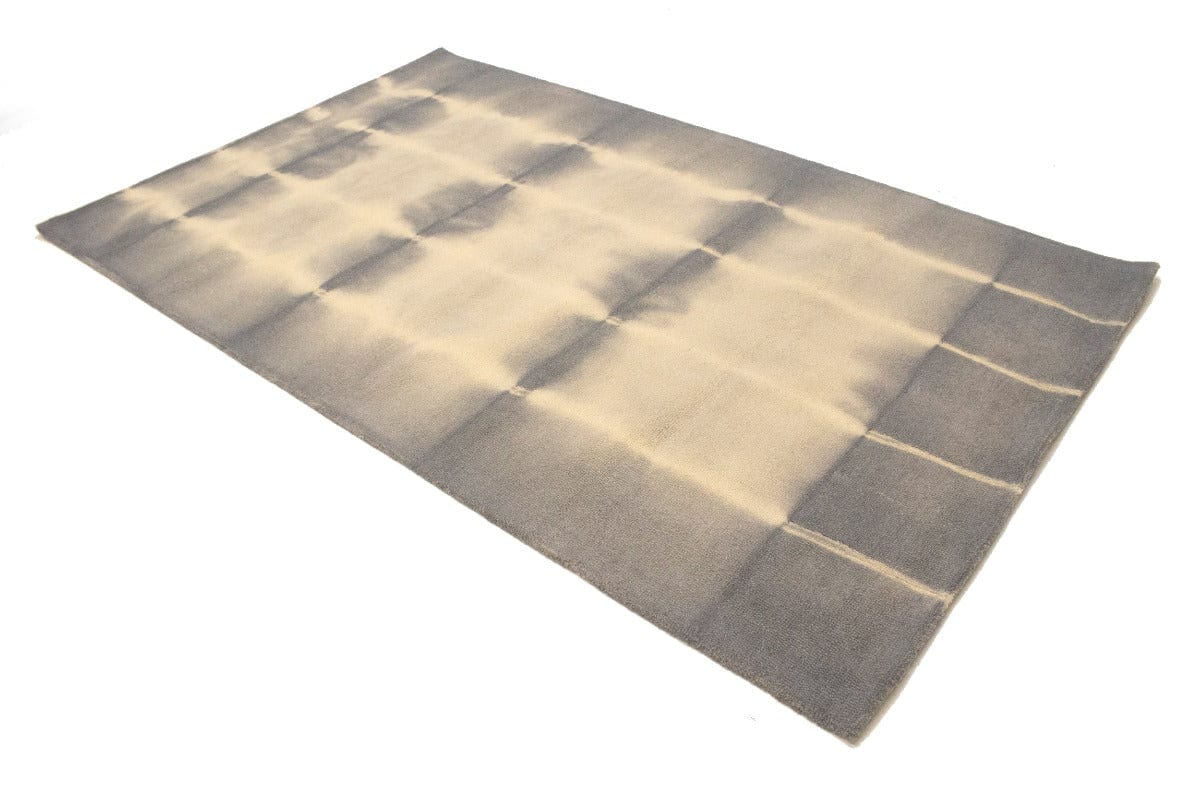 Gray Tie-Dye 5X8 Hand-Tufted Modern Rug