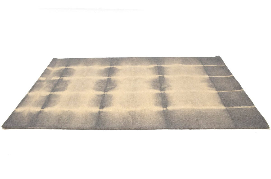 Gray Tie-Dye 5X8 Hand-Tufted Modern Rug