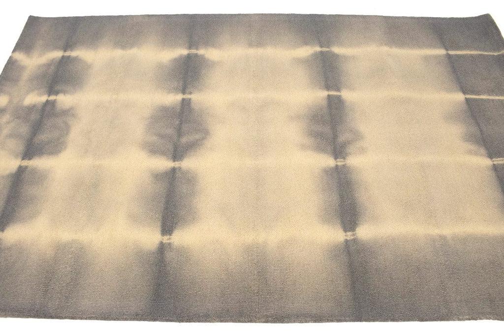 Gray Tie-Dye 5X8 Hand-Tufted Modern Rug