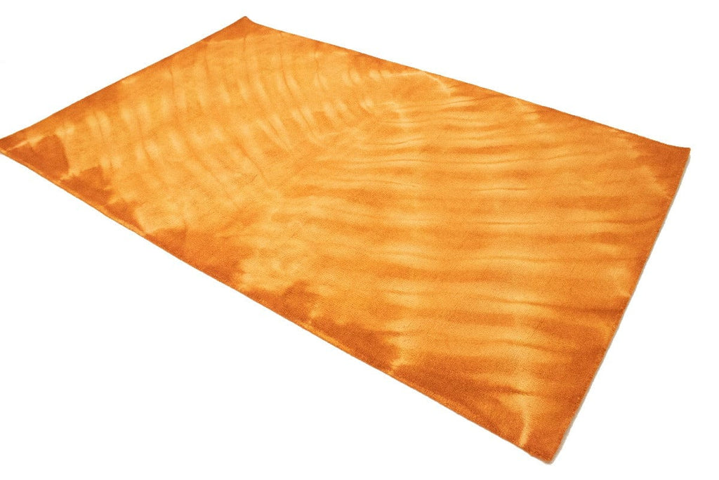 Solar Orange Tie-Dye 5X8 Hand-Tufted Modern Rug